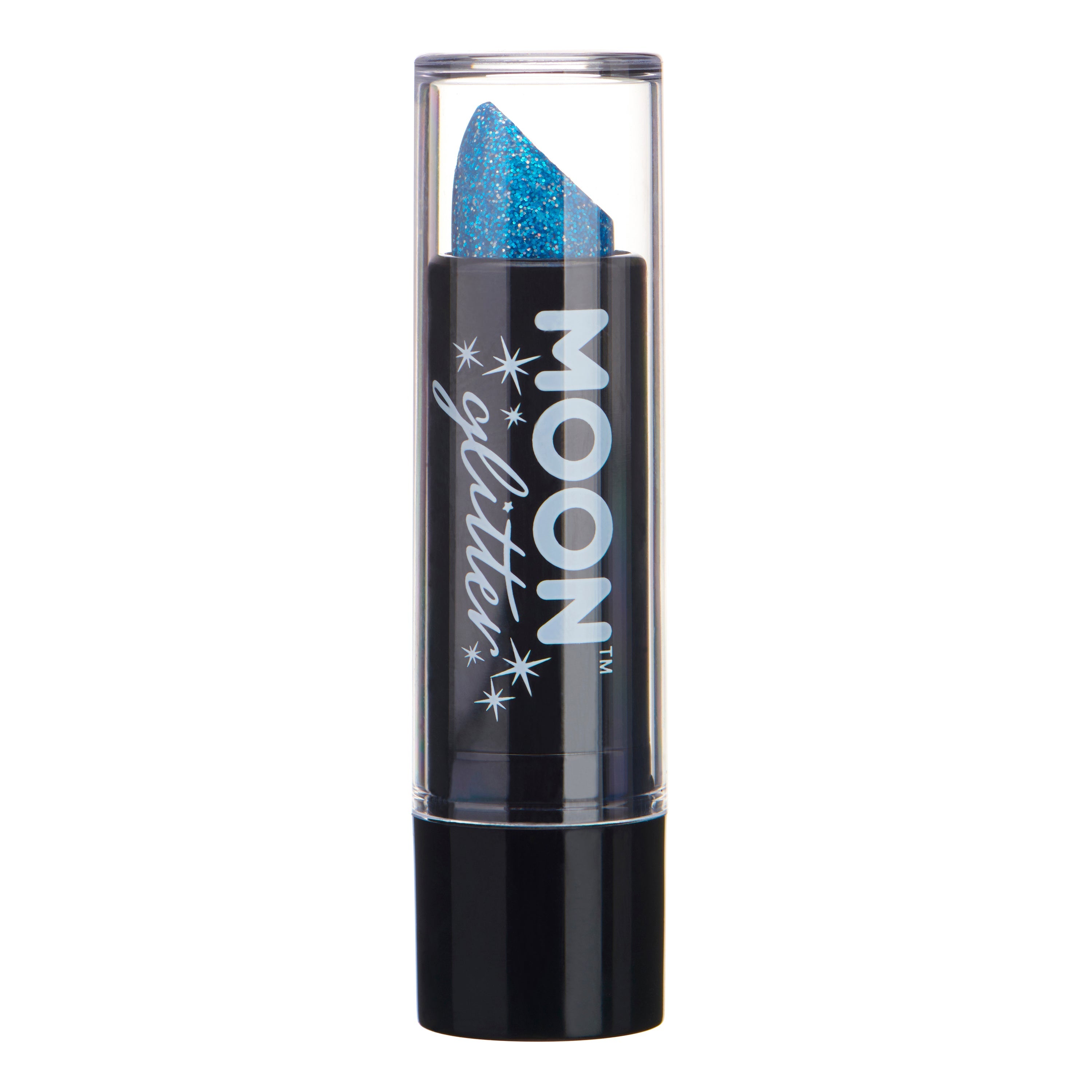 Blue - Holographic Glitter Lipstick, 5g. Cosmetically certified, FDA & Health Canada compliant and cruelty free.