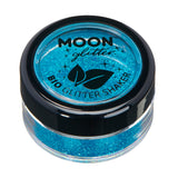 Blue - BIO Fine Face & Body Glitter Shaker, 5g. Cosmetically certified, FDA & Health Canada compliant, cruelty free and vegan.