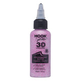 Pink - Holographic Glitter Fabric Paint, 30mL