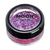 Purple - Iridescent Fine Face & Body Glitter Shaker, 5g. Cosmetically certified, FDA & Health Canada compliant, cruelty free and vegan.