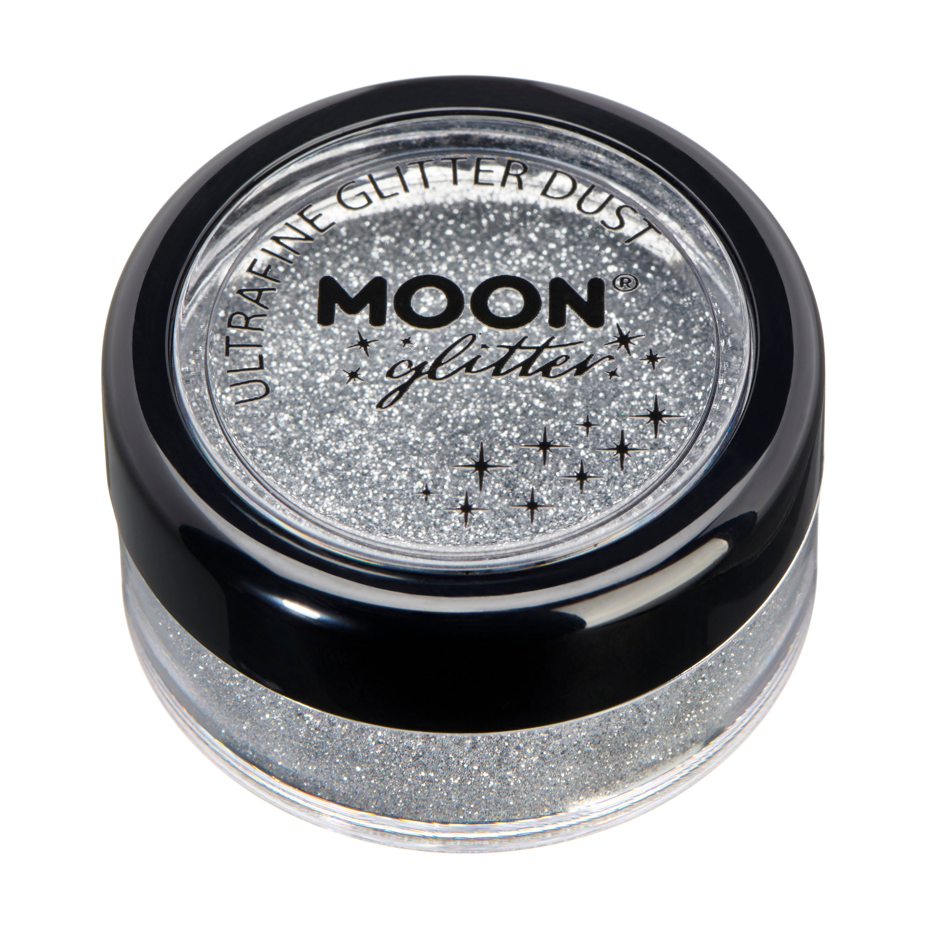 Silver - Classic Ultrafine Face & Body Glitter Dust, 5g. Cosmetically certified, FDA & Health Canada compliant, cruelty free and vegan.