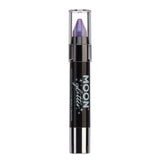 Purple - Iridescent Glitter Face & Body Crayon. Cosmetically certified, FDA & Health Canada compliant and cruelty free.