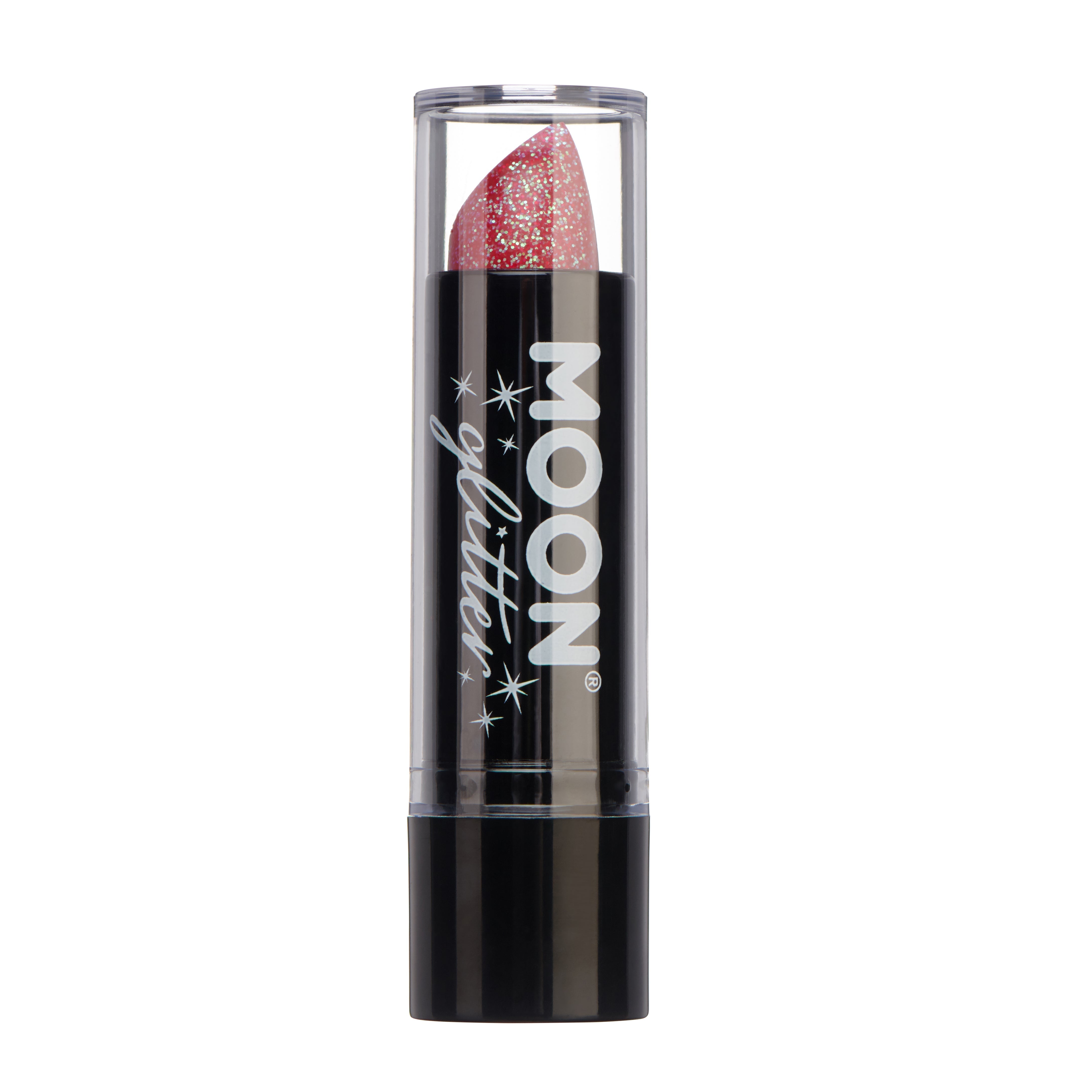 Cherry - Iridescent Glitter Lipstick, 5g. Cosmetically certified, FDA & Health Canada compliant and cruelty free.