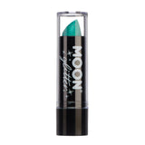 Green - Iridescent Glitter Lipstick, 5g. Cosmetically certified, FDA & Health Canada compliant and cruelty free.