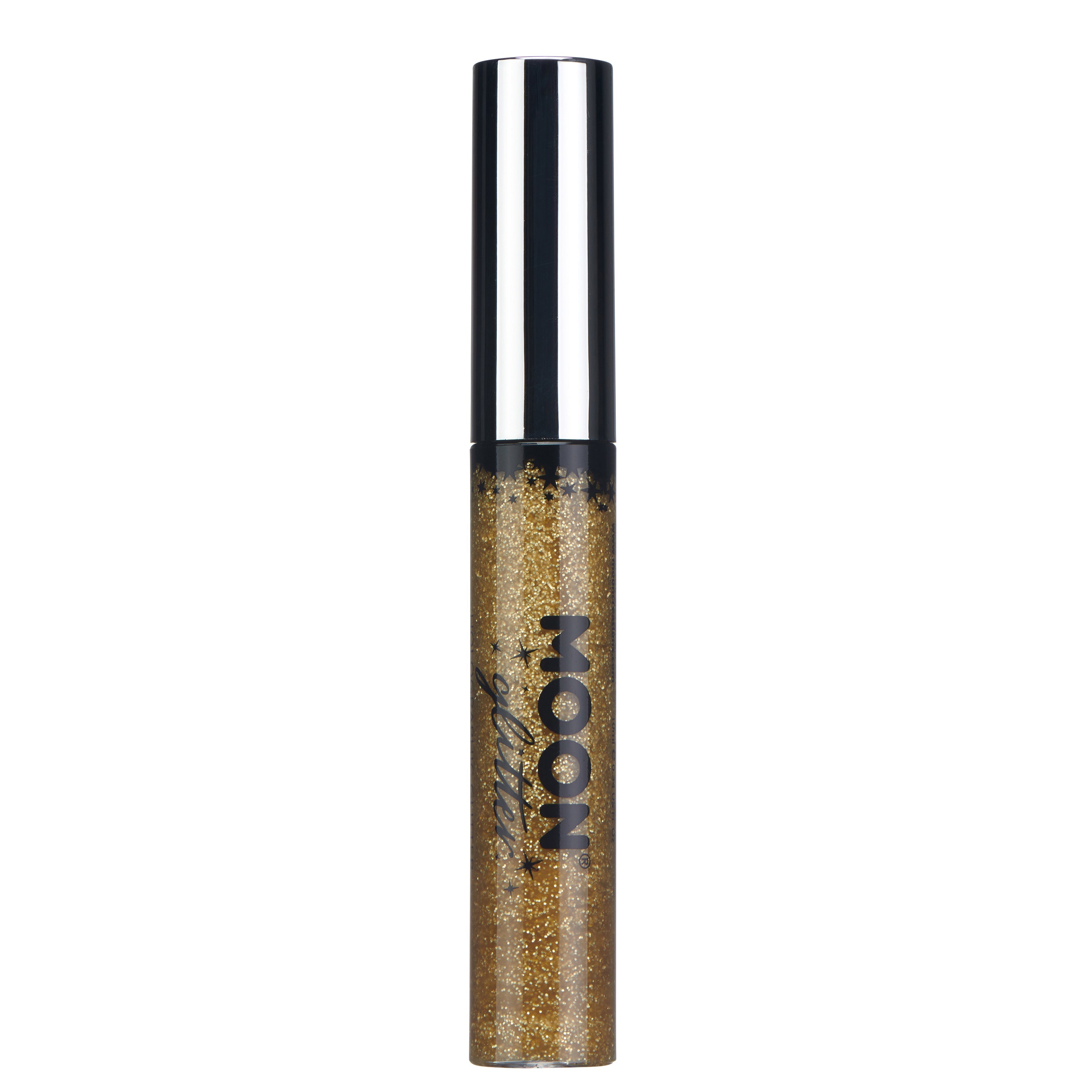 Gold - Holographic Glitter Eyeliner, 10mL. Cosmetically certified, FDA & Health Canada compliant, cruelty free and vegan.