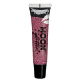 Pink - Holographic Glitter Lip Gloss, 5g. Cosmetically certified, FDA & Health Canada compliant, cruelty free and vegan.