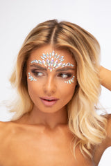 Ice Queen - Glitter Adhesive Face Gems, Jewels and Rhinestones