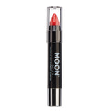 Red - Neon UV Glow Blacklight Glitter Face & Body Crayon, 3.5g. Cosmetically certified, FDA & Health Canada compliant and cruelty free.