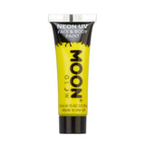 Intense Yellow - Neon UV Glow Blacklight Face & Body Paint Makeup, 12mL. Cosmetically certified, FDA & Health Canada compliant, cruelty free and vegan.