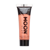 Pastel Coral - Neon UV Glow Blacklight Face & Body Paint Makeup, 12mL. Cosmetically certified, FDA & Health Canada compliant, cruelty free and vegan.