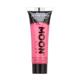 Pink - Glow Face & Body Paint Makeup, 12mL. Cosmetically certified, FDA & Health Canada compliant, cruelty free and vegan.