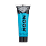 Blue - Glow Face & Body Paint Makeup, 12mL. Cosmetically certified, FDA & Health Canada compliant, cruelty free and vegan.