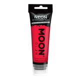 Intense Red - Neon UV Glow Blacklight Face Paint w/applicator, 75mL. Cosmetically certified, FDA & Health Canada compliant, cruelty free and vegan.