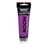 Intense Purple - Neon UV Glow Blacklight Face Paint w/applicator, 75mL. Cosmetically certified, FDA & Health Canada compliant, cruelty free and vegan.