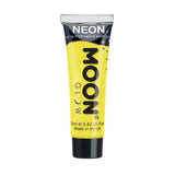 Yellow - Neon UV Glow Blacklight Fine Face & Body Glitter Gel, 12mL. Cosmetically certified, FDA & Health Canada compliant, cruelty free and vegan.