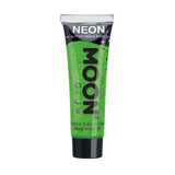 Green - Neon UV Glow Blacklight Fine Face & Body Glitter Gel, 12mL. Cosmetically certified, FDA & Health Canada compliant, cruelty free and vegan.