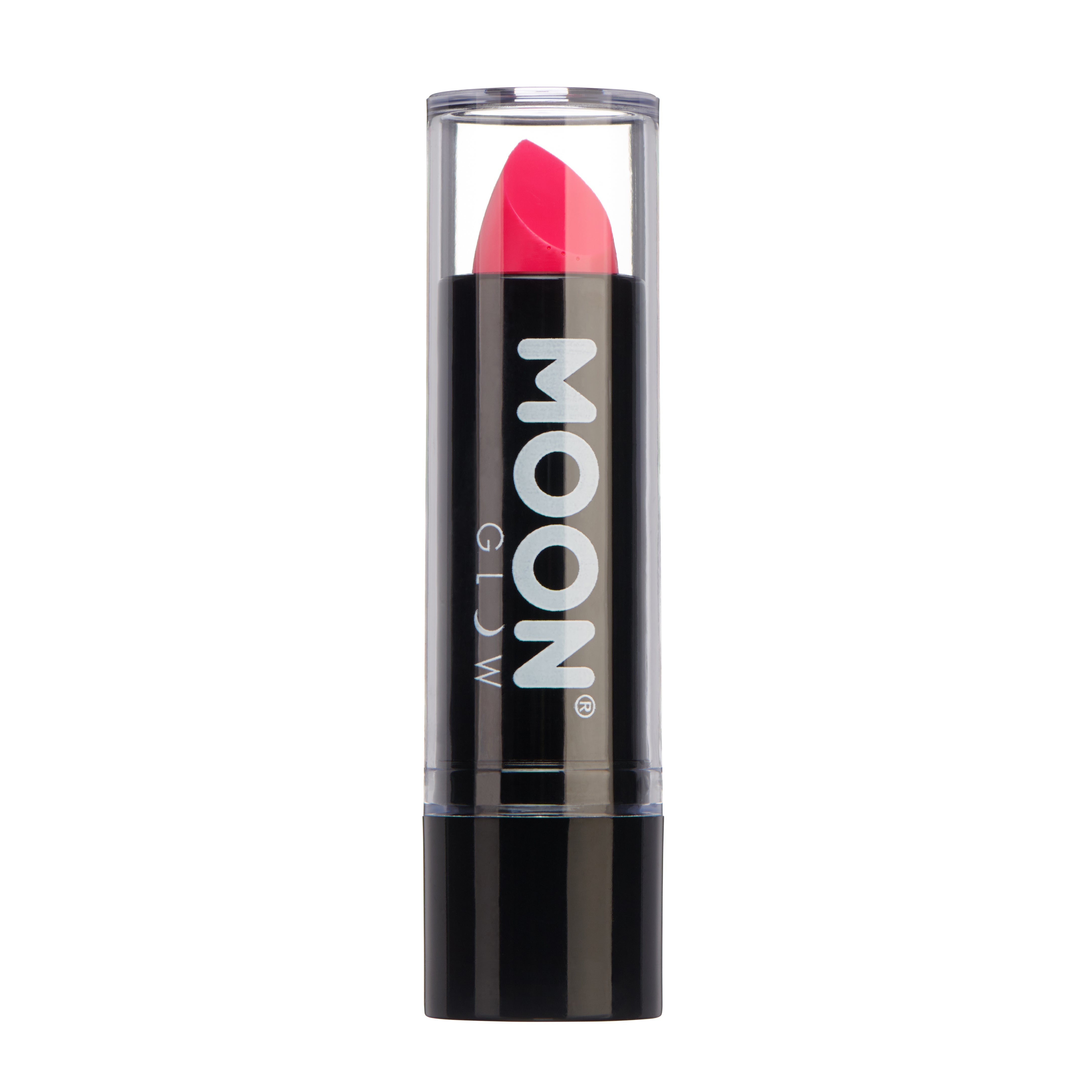 Intense Pink - Neon UV Glow Blacklight Lipstick, 5g. Cosmetically certified, FDA & Health Canada compliant and cruelty free.