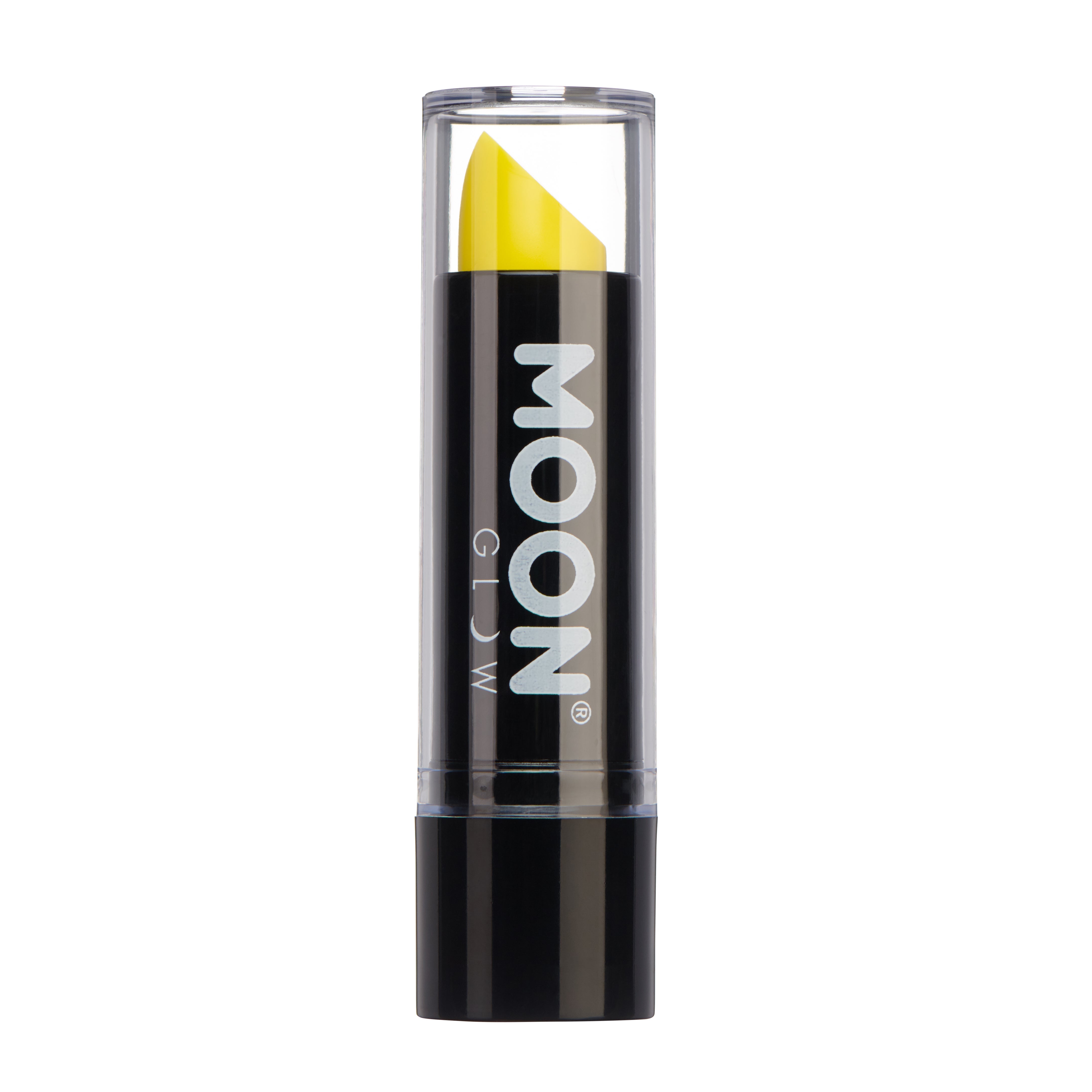 Intense Yellow - Neon UV Glow Blacklight Lipstick, 5g. Cosmetically certified, FDA & Health Canada compliant and cruelty free.