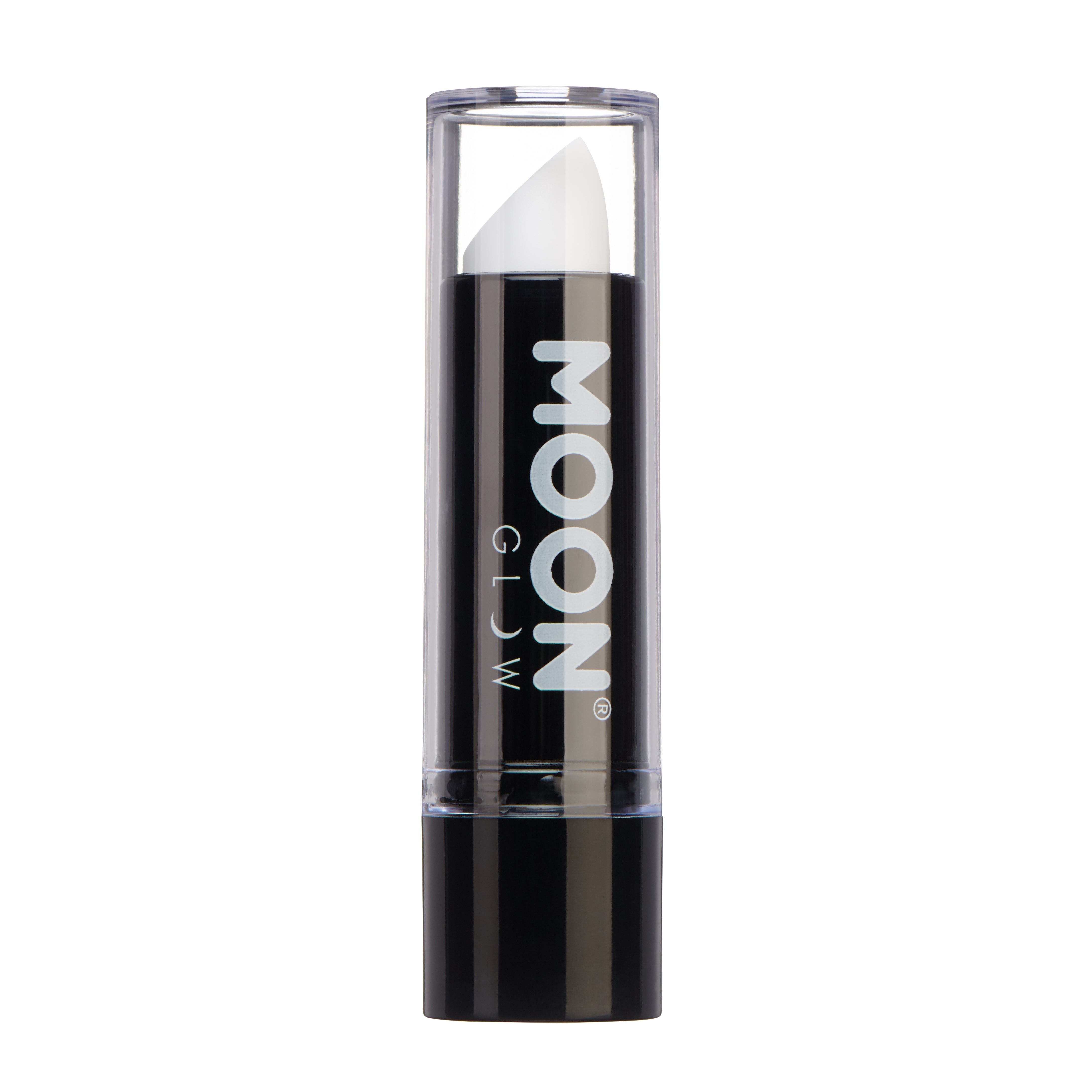 White - Neon UV Glow Blacklight Lipstick, 5g. Cosmetically certified, FDA & Health Canada compliant and cruelty free.