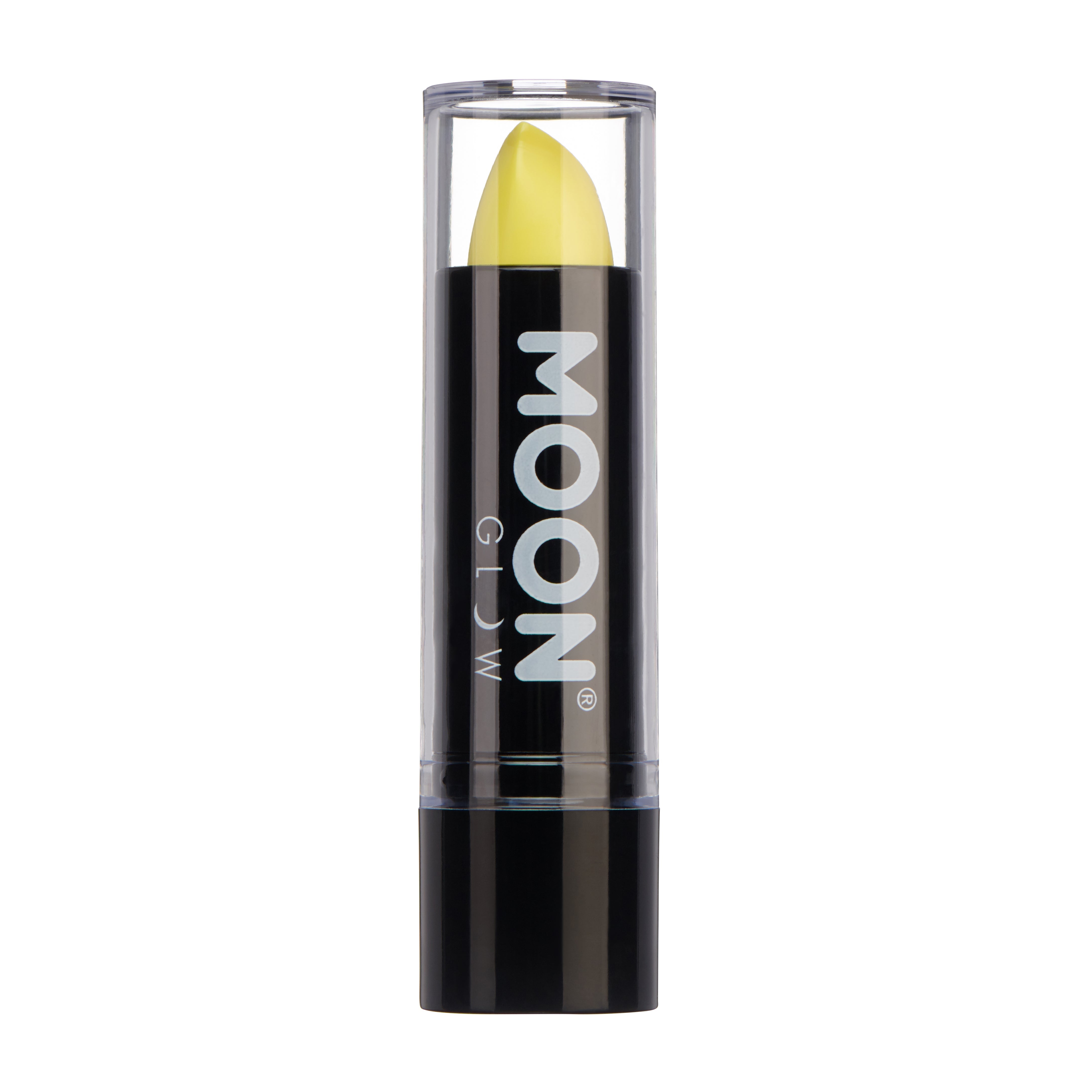Pastel Yellow - Neon UV Glow Blacklight Lipstick, 5g. Cosmetically certified, FDA & Health Canada compliant and cruelty free.