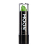 Green - Neon UV Glow Blacklight Glitter Lipstick, 5g. Cosmetically certified, FDA & Health Canada compliant and cruelty free.
