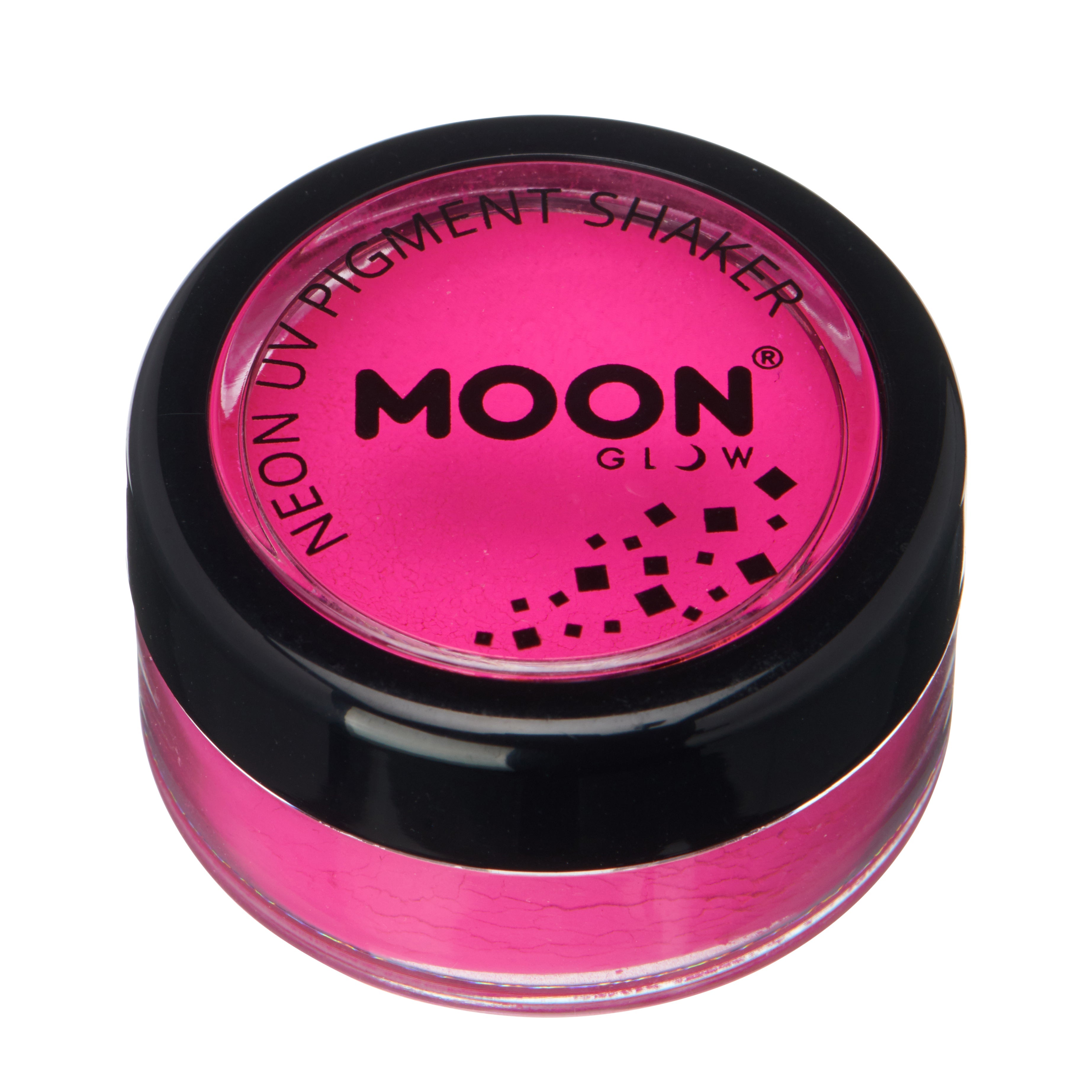 Intense Pink - Neon UV Glow Blacklight Pigment Shaker, 3g. Cosmetically certified, FDA & Health Canada compliant, cruelty free and vegan.