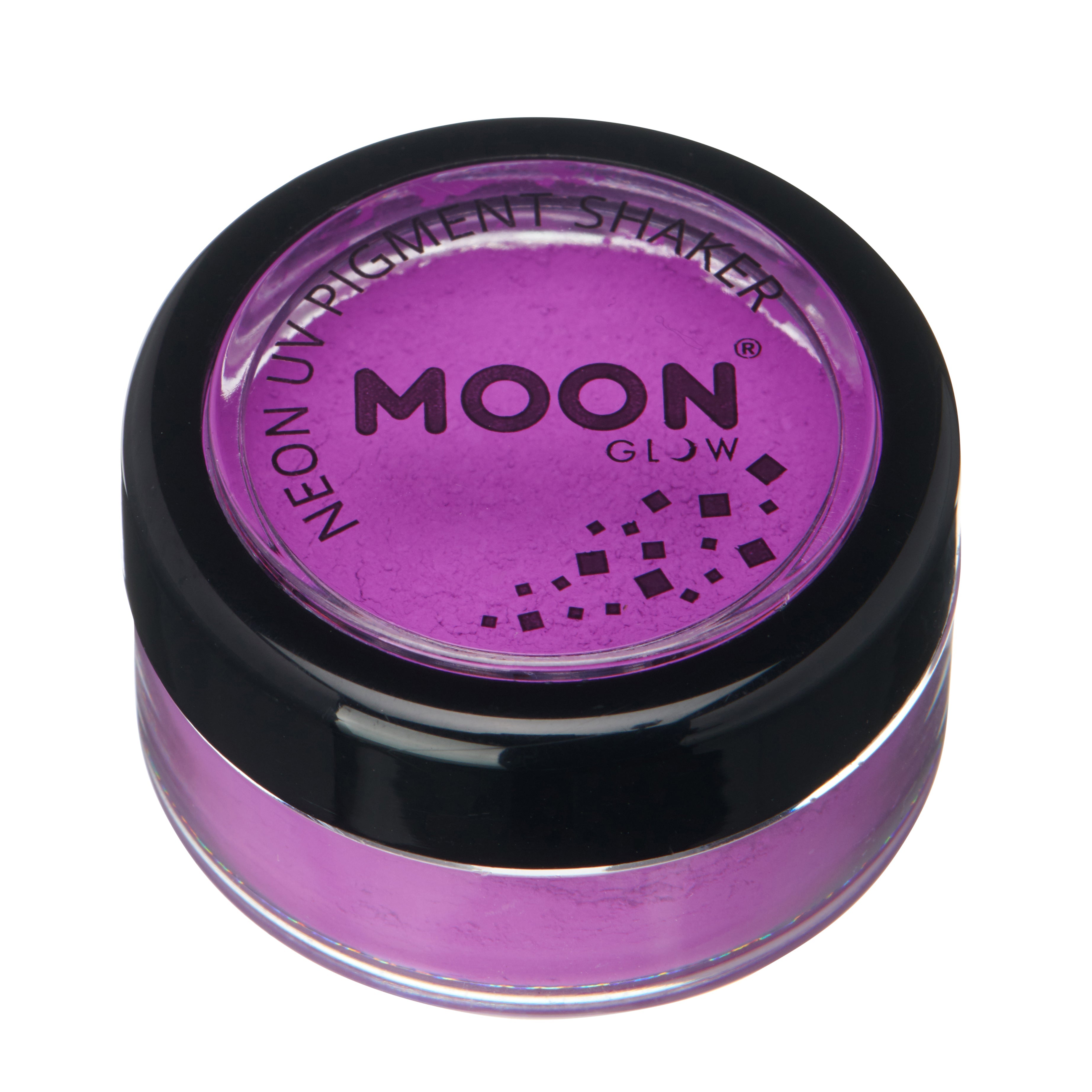 Intense Purple - Neon UV Glow Blacklight Pigment Shaker, 3g. Cosmetically certified, FDA & Health Canada compliant, cruelty free and vegan.