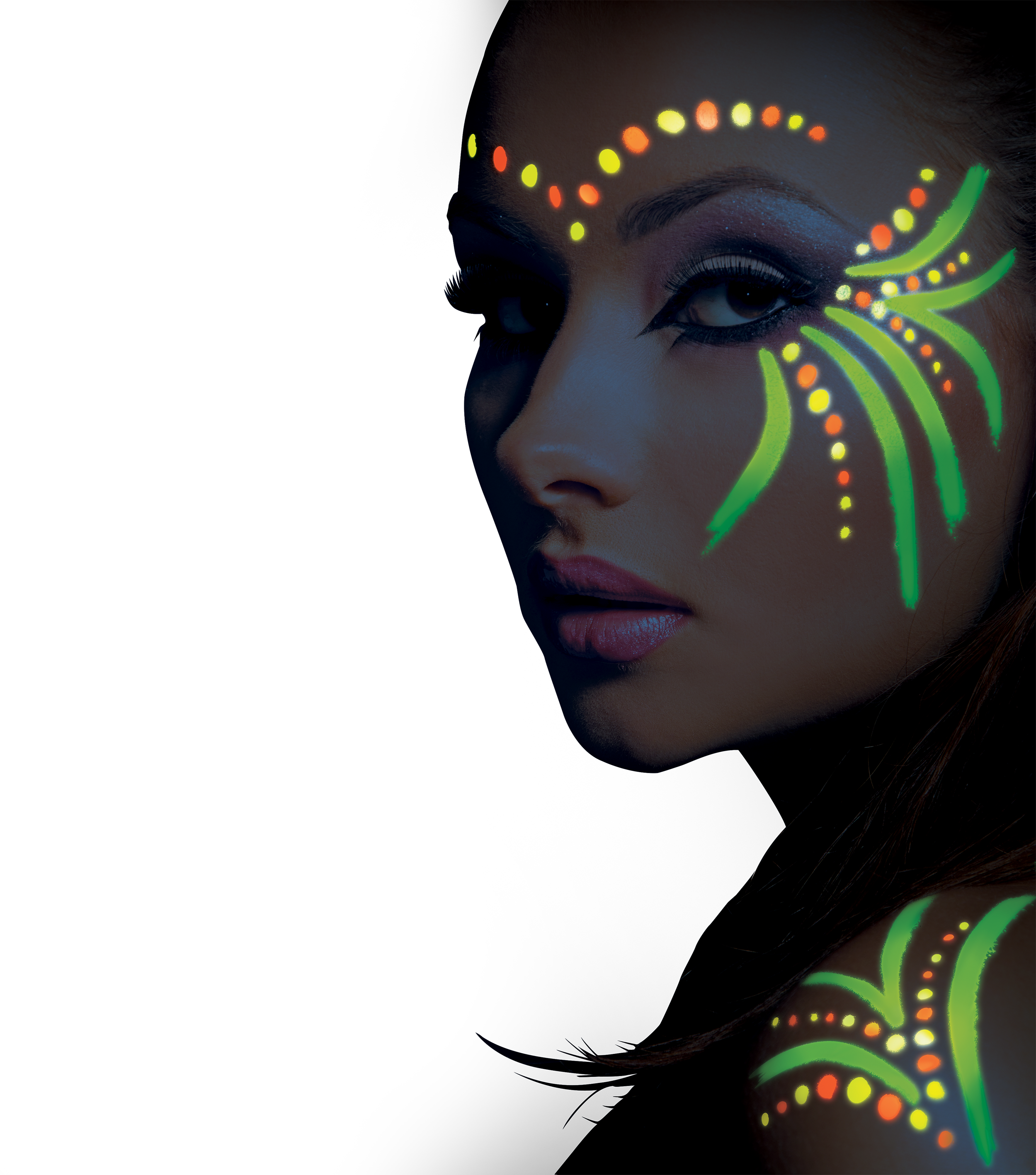 Glow in the Dark Face & Body Paint Makeup