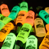 Glow in the Dark Fabric Paint. Cosmetically certified, FDA & Health Canada compliant, cruelty free and vegan.