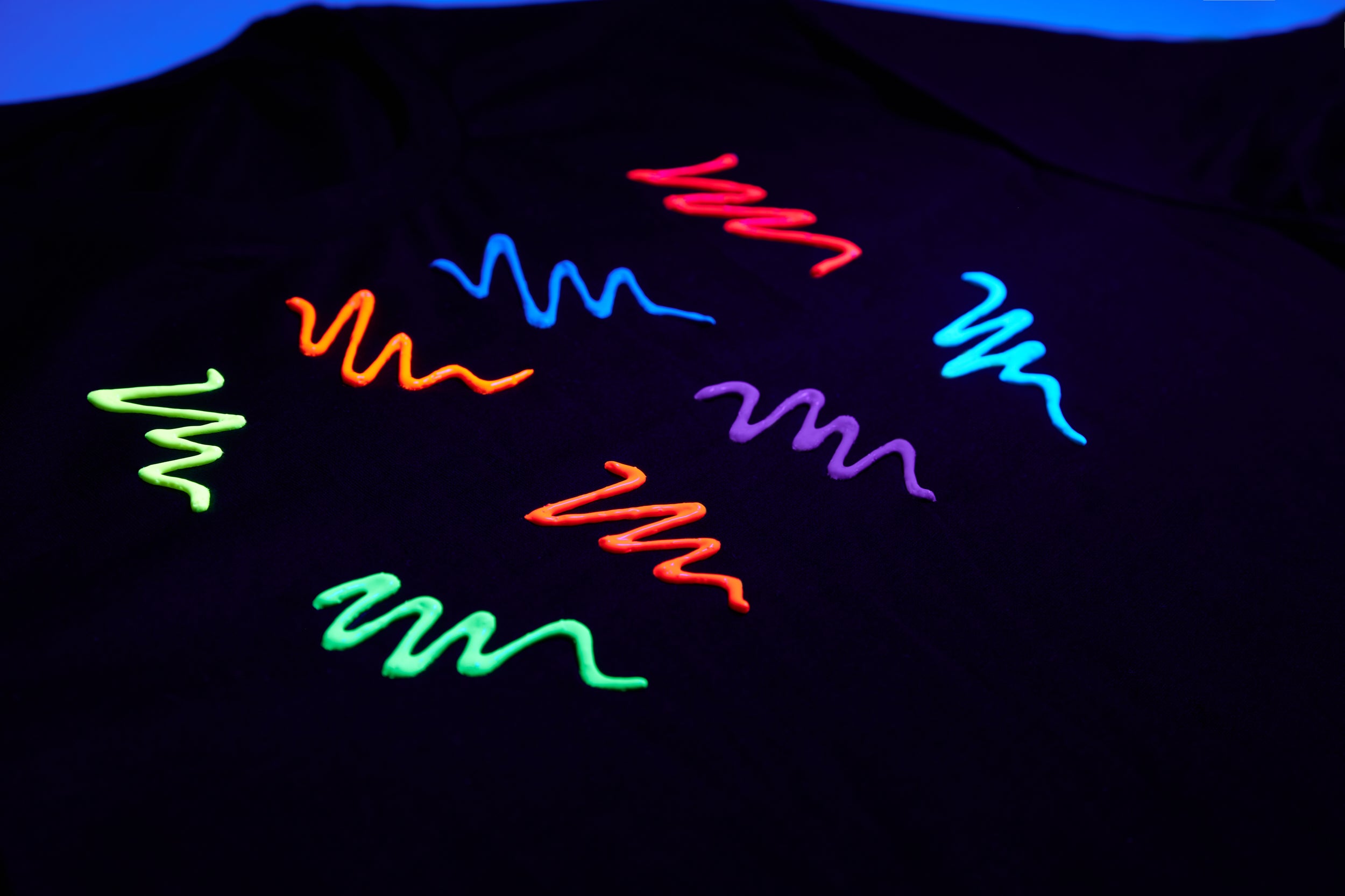 Neon UV Glow Blacklight Fabric Paint