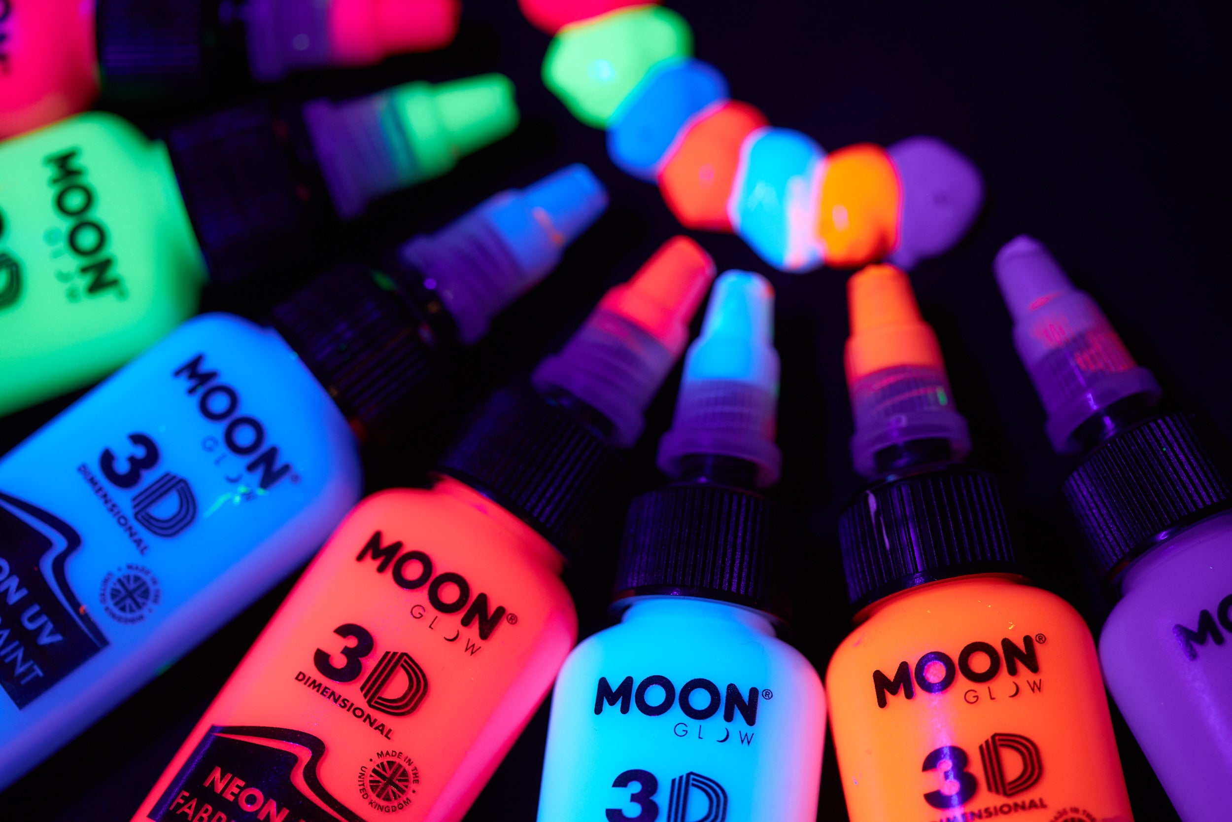 Neon UV Glow Blacklight Fabric Paint