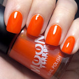 Pumpkin Orange - Terror Nail Polish, 14mL. Cosmetically certified, FDA & Health Canada compliant, cruelty free and vegan.