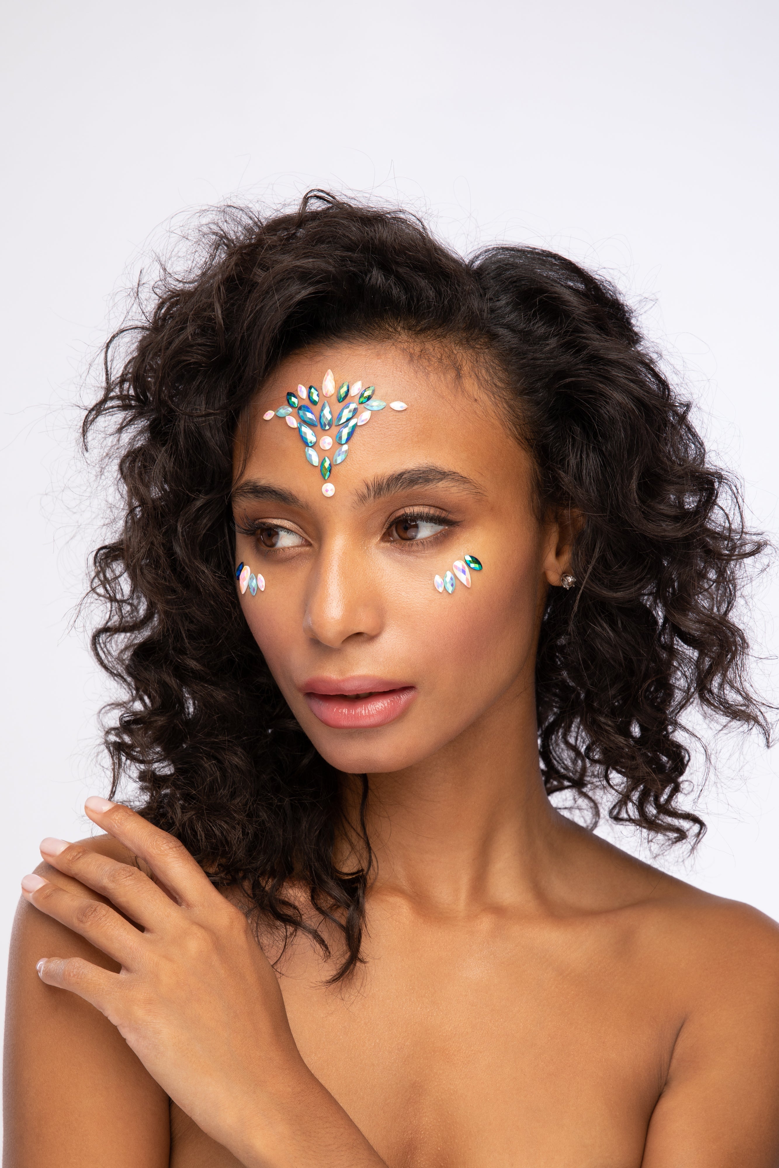Mystic Mermaid - Glitter Adhesive Face Gems, Jewels and Rhinestones