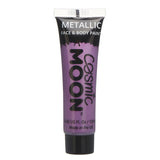 Purple - Metallic Face & Body Paint Makeup, 12mL. Cosmetically certified, FDA & Health Canada compliant and cruelty free.
