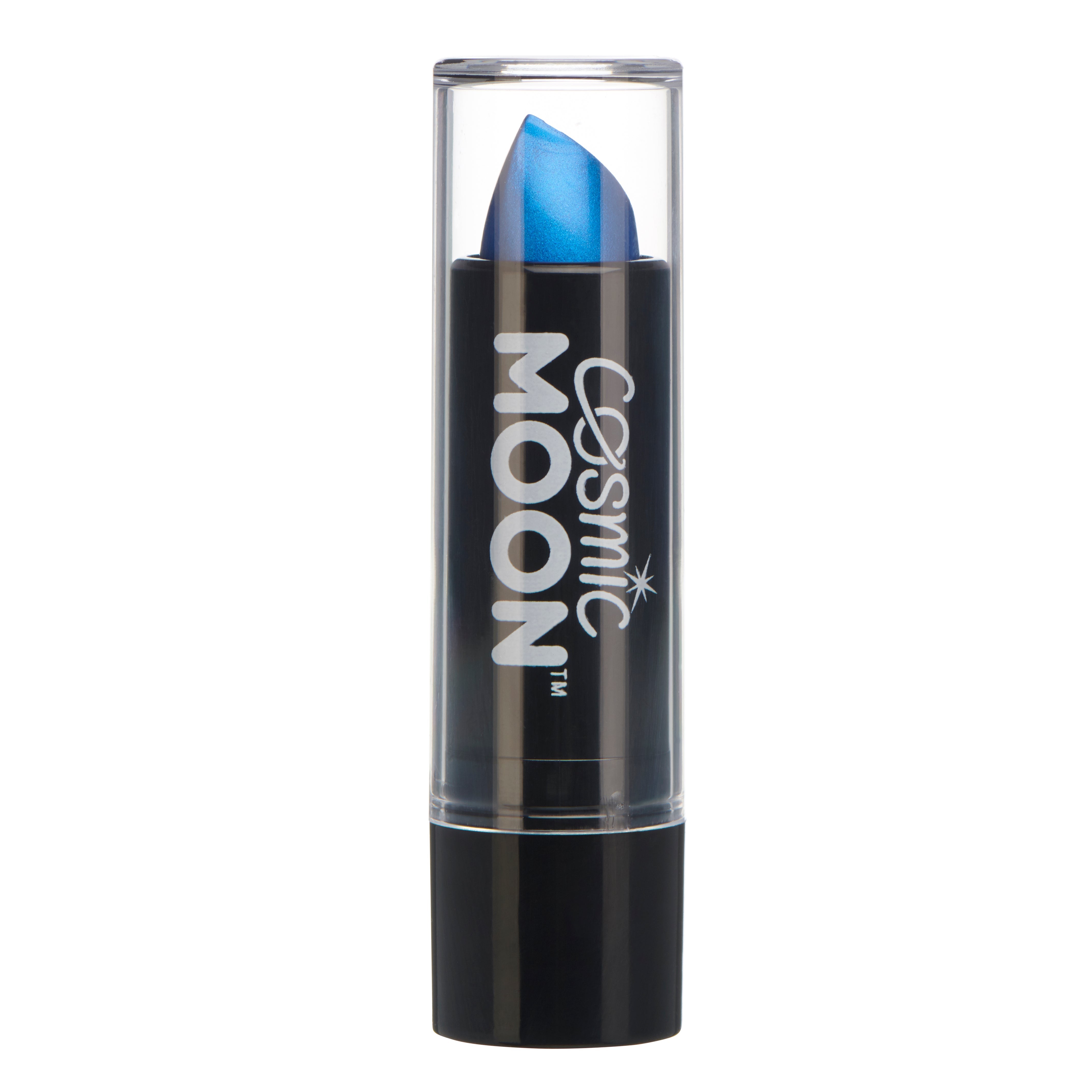 Blue - Metallic Lipstick, 5g. Cosmetically certified, FDA & Health Canada compliant and cruelty free.