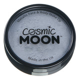 Silver - Metallic Professional Face Paint, 36g. Cosmetically certified, FDA & Health Canada compliant, cruelty free and vegan.