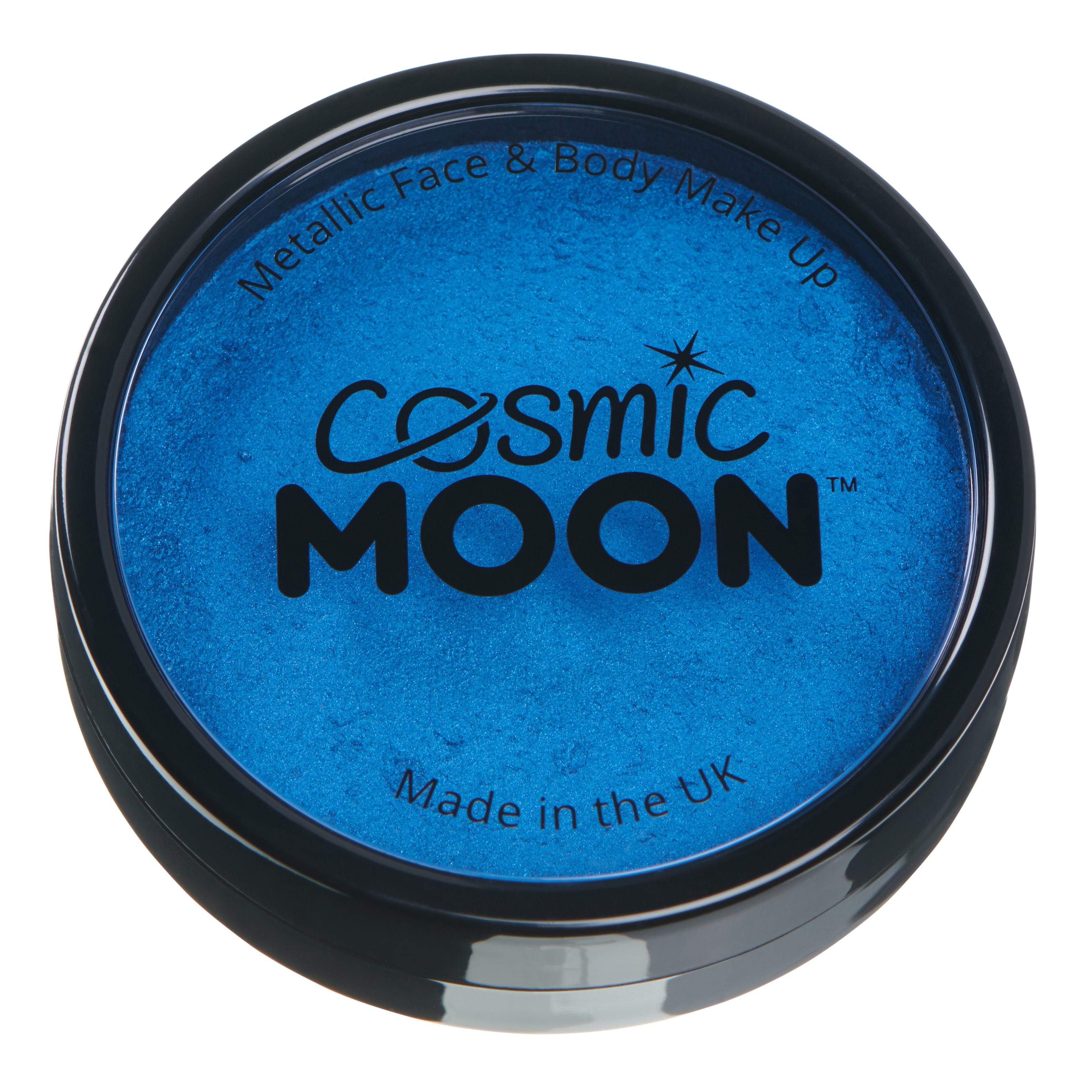 Blue - Metallic Professional Face Paint, 36g. Cosmetically certified, FDA & Health Canada compliant, cruelty free and vegan.