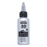 Silver - Metallic Fabric Paint, 30mL