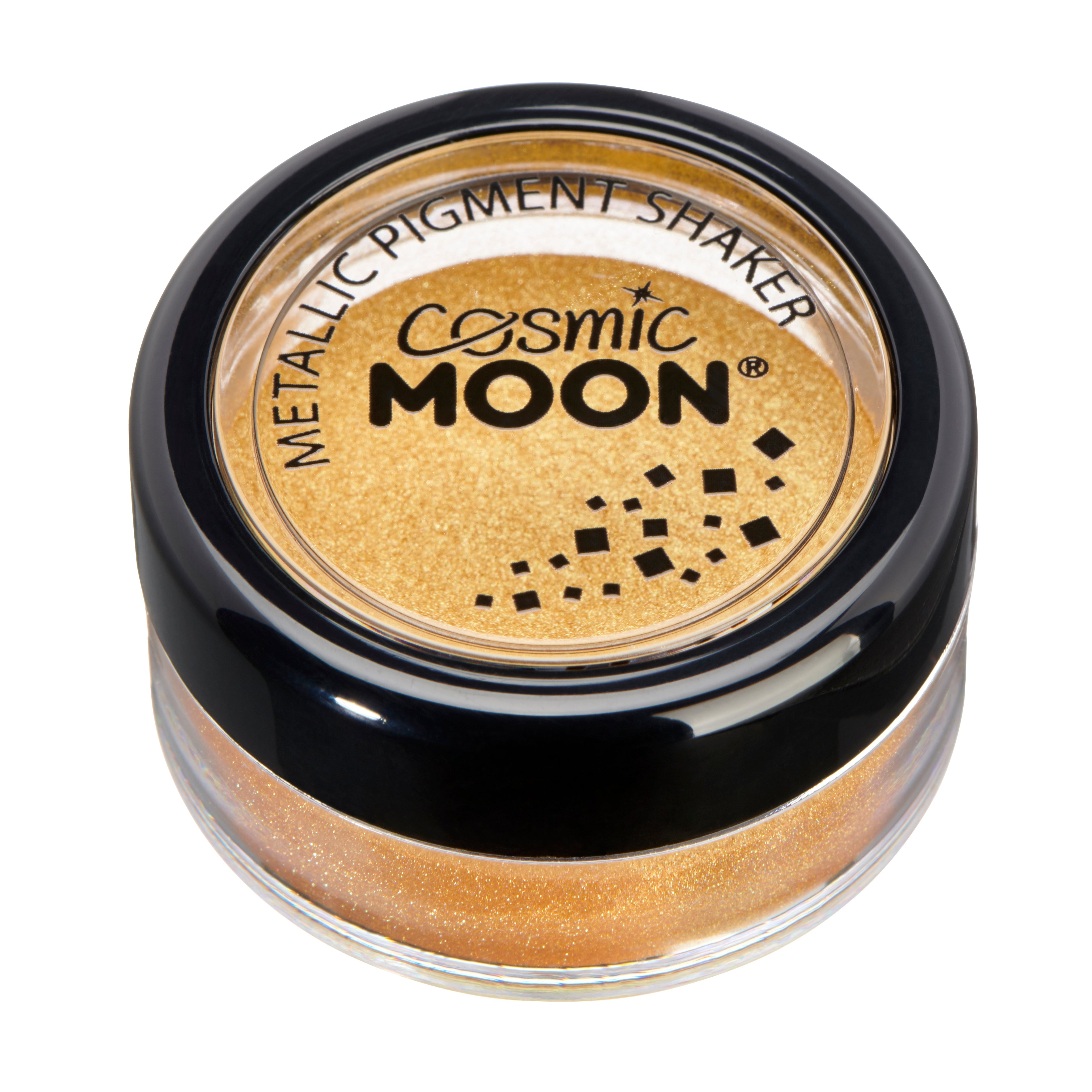Gold - Metallic Pigment Shaker, 3g. Cosmetically certified, FDA & Health Canada compliant, cruelty free and vegan.