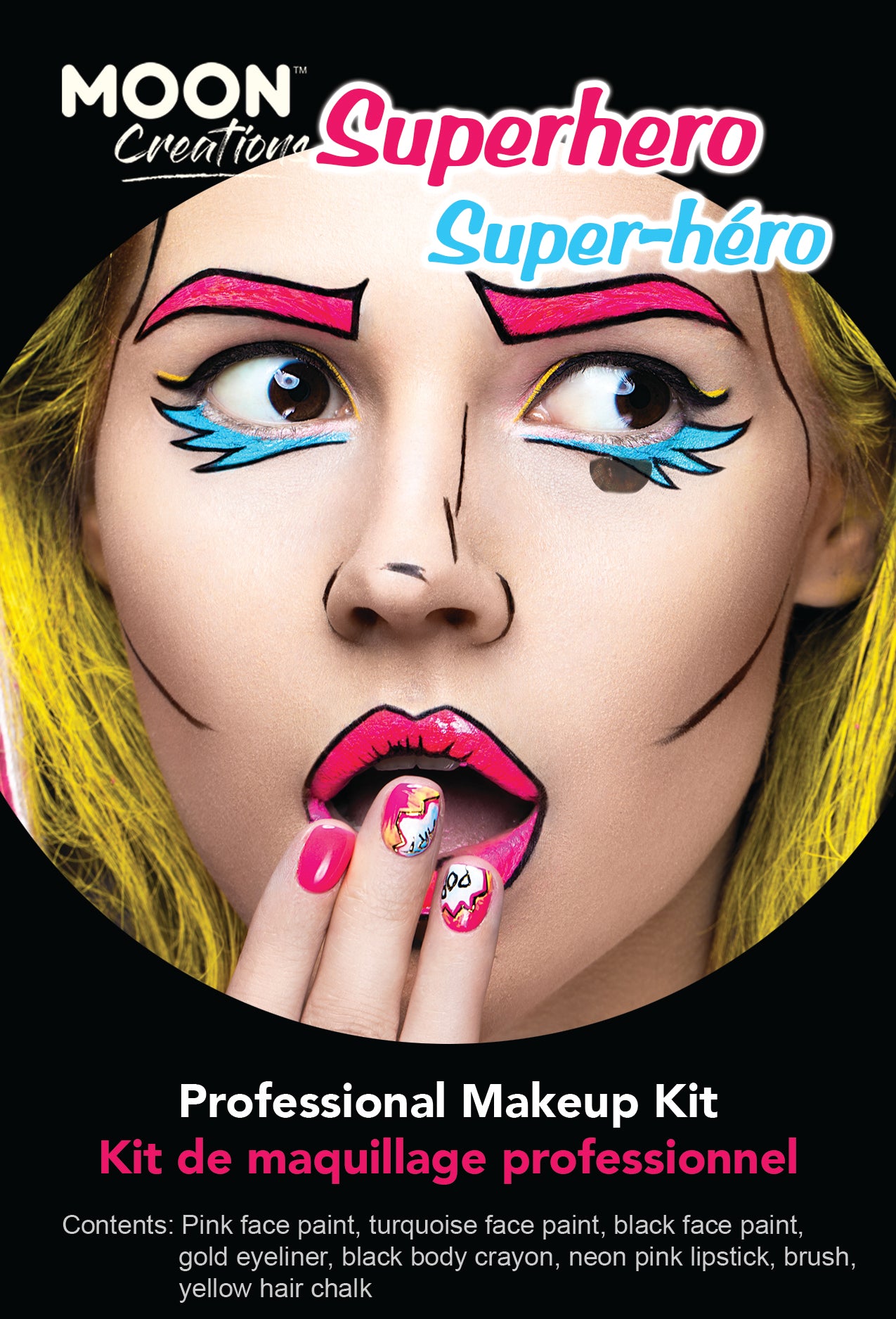 Superhero Face Paint Makeup Kit – Moon Fun Makeup