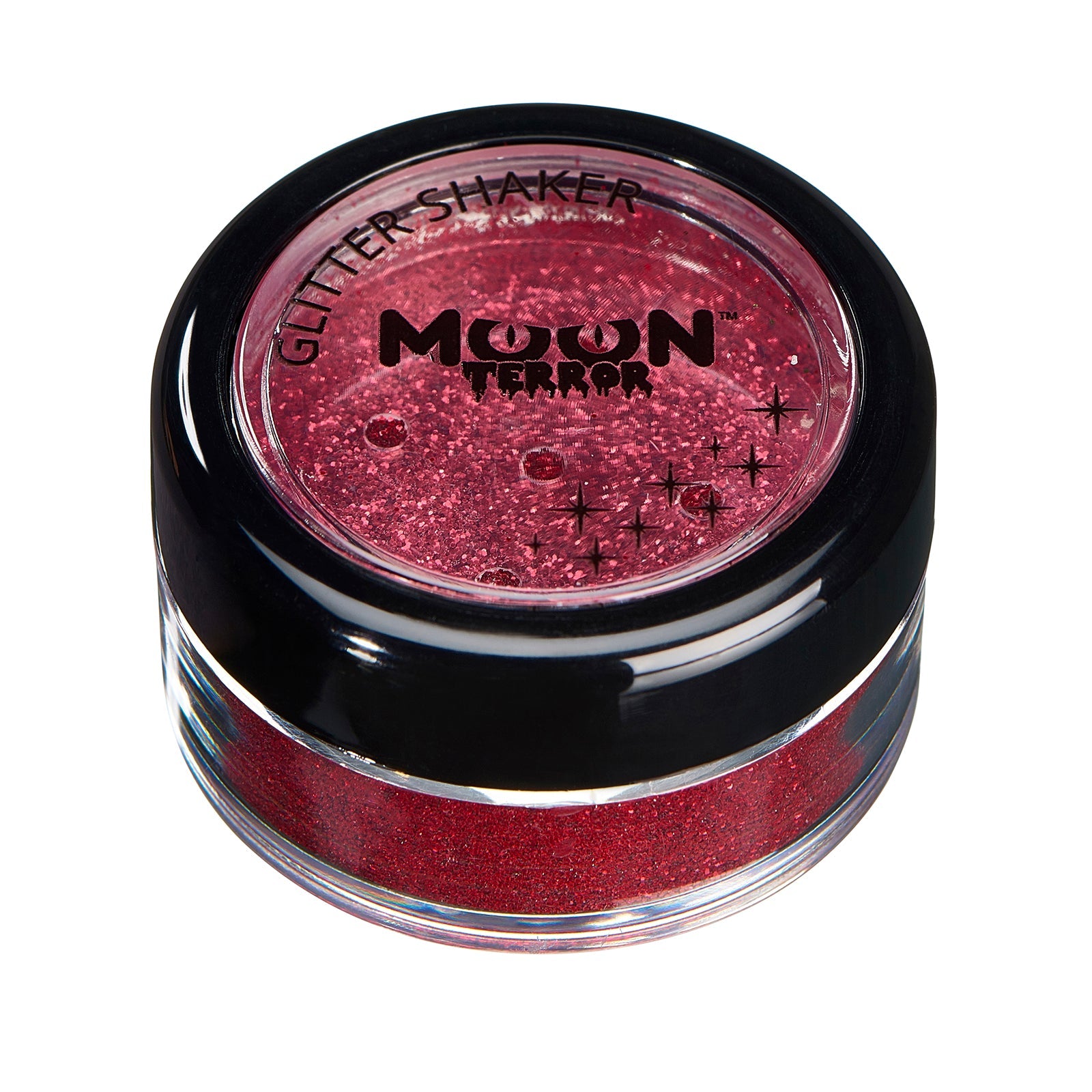 Blood Red - Terror Fine Face & Body Glitter Shaker, 5g. Cosmetically certified, FDA & Health Canada compliant, cruelty free and vegan.