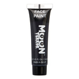 Midnight Black - Terror Face & Body Paint Makeup, 12mL. Cosmetically certified, FDA & Health Canada compliant, cruelty free and vegan.