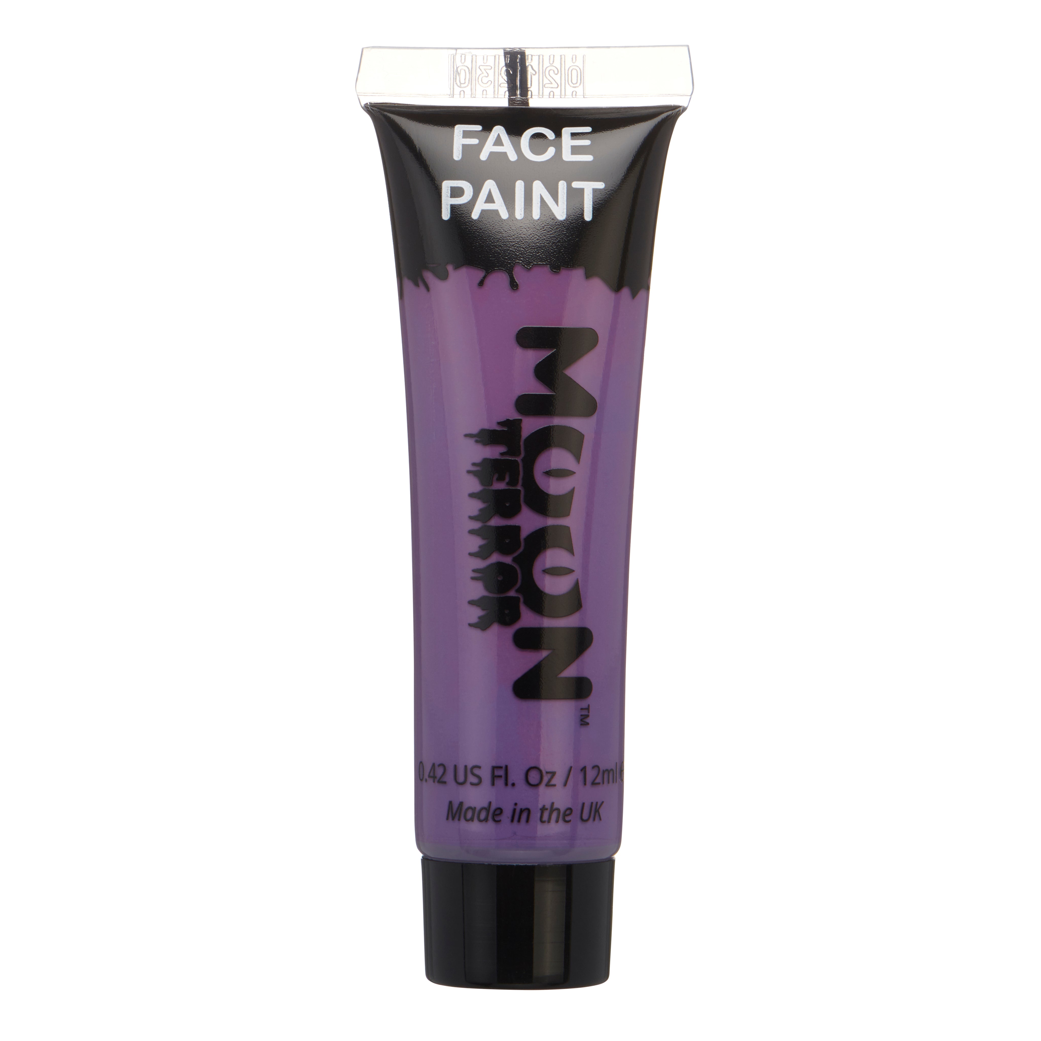 Poison Purple - Terror Face & Body Paint Makeup, 12mL. Cosmetically certified, FDA & Health Canada compliant, cruelty free and vegan.