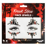 Freak Show - Terror Adhesive Face Gems, Jewels and Rhinestones