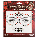 Day of the Dead - Terror Adhesive Face Gems, Jewels and Rhinestones