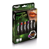 Terror Lipstick, Boxset - 6 Lipstick. Cosmetically certified, FDA & Health Canada compliant and cruelty free.